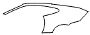 2013 Jaguar XK Coupe Base Rear Fender Kit - PPF