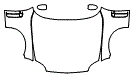2008 Jaguar XK Full Hood, Fender and Mirror Kit - PPF