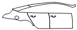 2019 Jaguar XJ Rear Fender and Door Kit - PPF