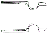 2013 Jaguar XJ Base Rocker Panel Kit - PPF