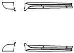 2020 Jaguar XF Sedan Checkered Flag Rocker Panel Kit - PPF
