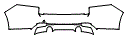 2019 Jaguar XF  S Rear Bumper Kit - PPF
