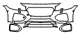 2022 Jaguar XF SE Bumper Kit - PPF