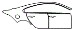2021 Jaguar XF S Rear Fender and Door Kit - PPF