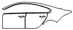 2022 Jaguar XF Rear Fender and Door Kit - PPF