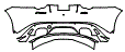 2018 Jaguar F-Type Coupe R Rear Bumper Kit - PPF
