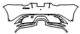 2020 Jaguar F-Type Coupe Checkered Flag Rear Bumper Kit - PPF