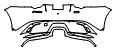 2018 Jaguar F-Type Coupe 400 Sport AWD Rear Bumper Kit - PPF