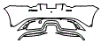 2020 Jaguar F-Type  Base Rear Bumper Kit - PPF