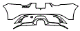 2023 Jaguar F-Type  R-Dynamic Rear Bumper Kit - PPF