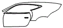 2022 Jaguar F-Type Coupe R-Dynamic Rear Fender and Door Kit - PPF