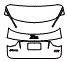 2018 Jaguar F-Pace Prestige Trunk Lid Kit - PPF
