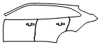 2020 Jaguar F-Pace Checkered Flag Door and Rear Fender Kit - PPF
