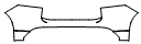 2020 Jaguar F-Pace Checkered Flag Rear Bumper Kit - PPF