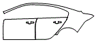 2019 Jaguar XE S Door and Rear Fender Kit - PPF