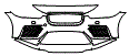 2019 Jaguar XE Bumper Kit - PPF