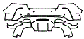2019 Jaguar XE SV Project8 Rear Bumper Kit - PPF