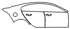2019 Jaguar XE Door and Rear Fender Kit - PPF
