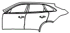 2025 Jaguar F-Pace Door and Rear Fender Kit - PPF