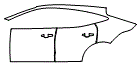 2020 Jaguar E-Pace Checkered Flag Door and Rear Fender Kit - PPF