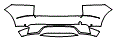 2019 Jaguar E-Pace R-Dynamic Rear Bumper Kit - PPF