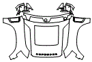 2022 Land Rover Defender Full Hood, Fender and Mirror Kit - PPF