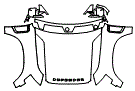 2020 Land Rover Defender Full Hood, Fender and Mirror Kit - PPF