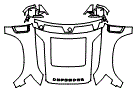 2023 Land Rover Defender 90 Hard Top Base Full Hood, Fender and Mirror Kit - PPF