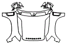 2023 Land Rover Defender  Base Full Hood, Fender and Mirror Kit - PPF
