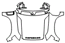 2024 Land Rover Defender  X-Dynamic SE Full Hood, Fender and Mirror Kit - PPF