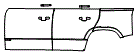 2021 Land Rover Defender 110 SE Rear Fender and Door Kit - PPF