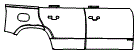 2023 Land Rover Defender  X Rear Fender and Door Kit - PPF