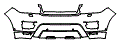 2017 Land Rover Range Rover Sport Bumper Kit - PPF