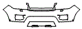 2017 Land Rover Range Rover Sport Bumper Kit - PPF