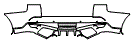 2015 Land Rover Range Rover Sport Rear Bumper Kit - PPF