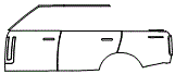 2022 Land Rover Range Rover (New Generation) Door and Rear Fender Kit - PPF
