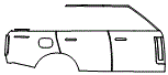 2023 Land Rover Range Rover Standard Wheelbase First Edition Door and Rear Fender Kit - PPF