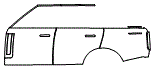 2025 Land Rover Range Rover  SE Door and Rear Fender Kit - PPF