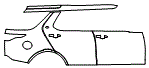 2025 Land Rover Discovery S Door and Rear Fender Kit - PPF