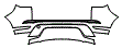 2024 Land Rover Range Rover Evoque Rear Bumper Kit - PPF