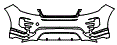 2020 Land Rover Range Rover Evoque  HSE Bumper Kit - PPF