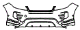 2020 Land Rover Range Rover Evoque Bumper Kit - PPF