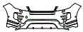 2020 Land Rover Range Rover Evoque  HSE Bumper Kit - PPF