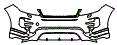 2020 Land Rover Range Rover Evoque  HSE Bumper Kit - PPF