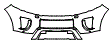 2017 Land Rover Range Rover Evoque Convertible Bumper Kit - PPF