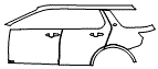 2024 Land Rover Discovery Sport Dynamic HSE Door and Rear Fender Kit - PPF