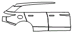 2020 Land Rover Range Rover Velar SVAutobiography Dynamic Rear Fender and Door Kit - PPF