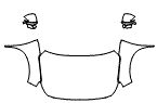 2020 Hyundai Santa Fe Luxury Full Hood, Fender and Mirror Kit - PPF