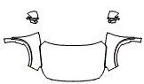2021 Hyundai Santa Fe (US) Calligraphy Full Hood, Fender and Mirror Kit - PPF