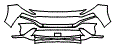 2021 Hyundai Santa Fe (Canada) Bumper Kit - PPF